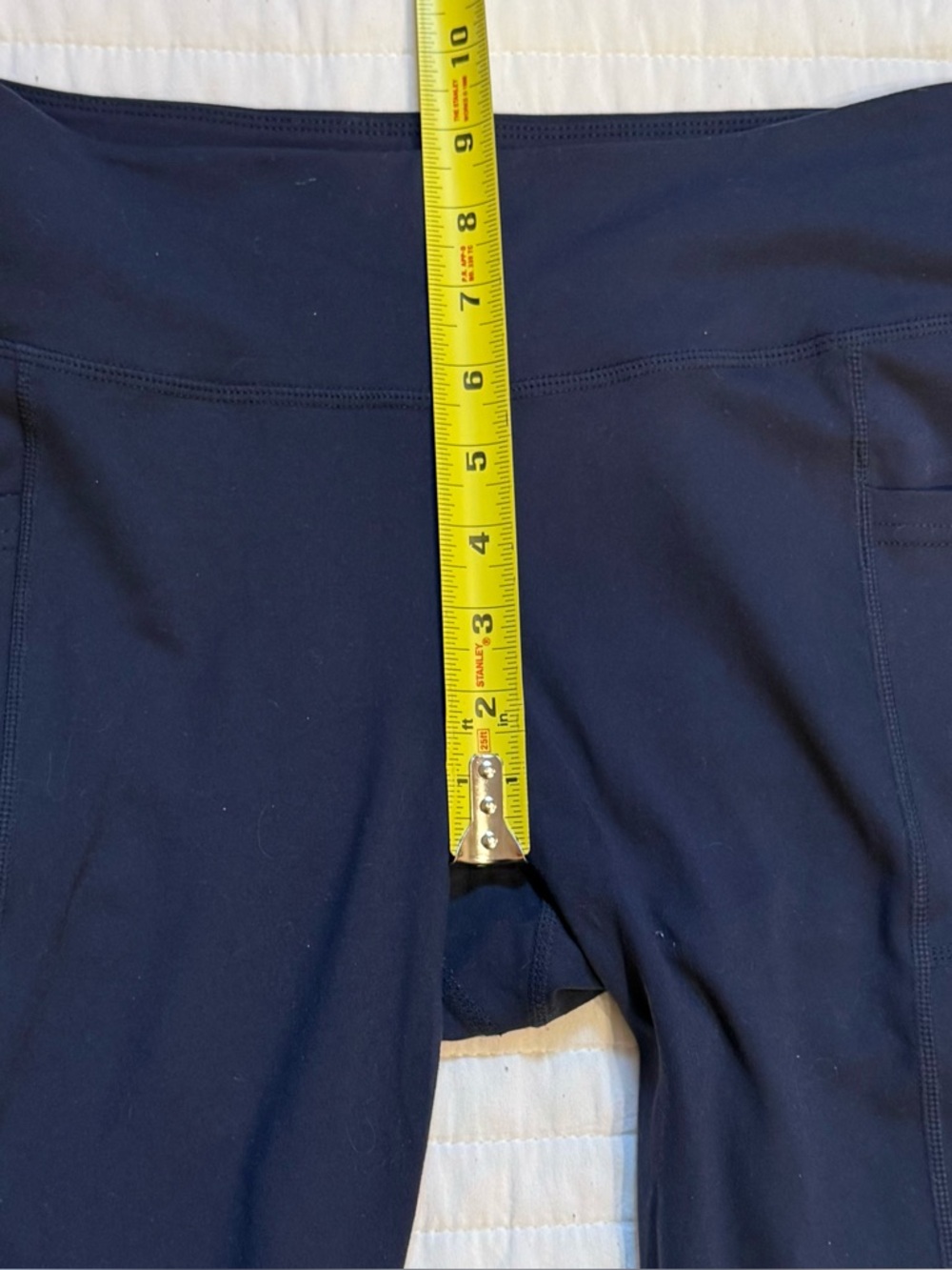 Skechers Navy Blue Side Pockets Leggings Women's Medium - Picture 4 of 6